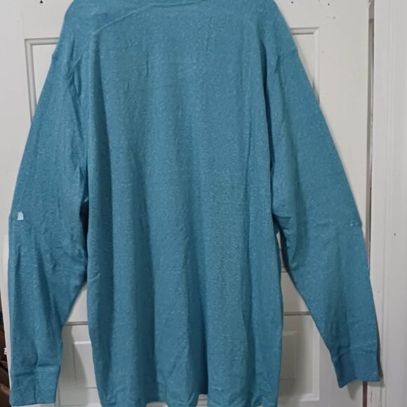 Apt 9 Mens Blue Long Sleeve Shirt Size 3XB Crewneck Shirt Big and Tall - Picture 5 of 5